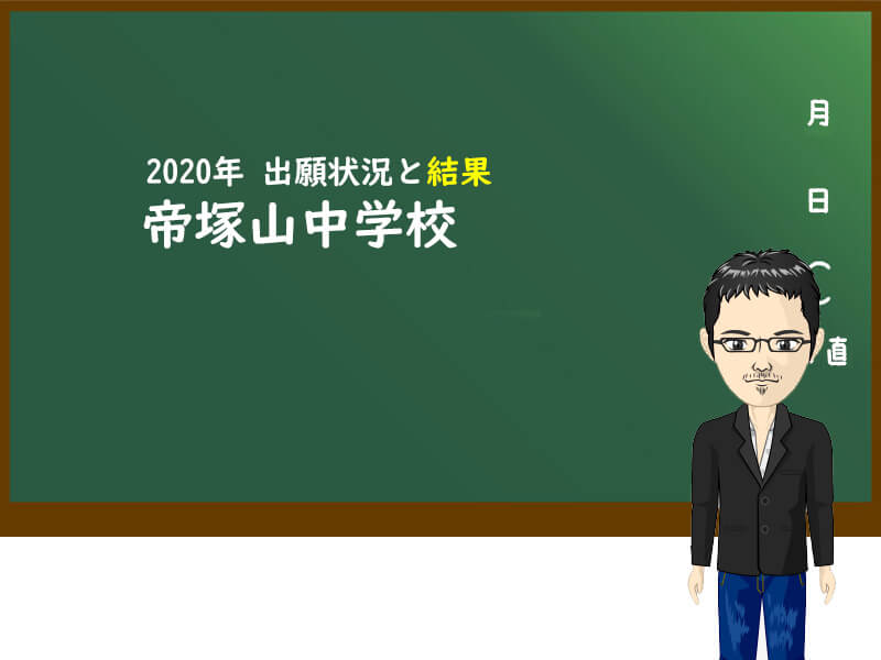 年 帝塚山中学校 出願状況と結果 私立関西中学受験 中堅校 編集部