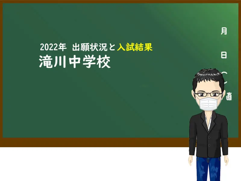 2022年 滝川中学校 出願状況と入試結果