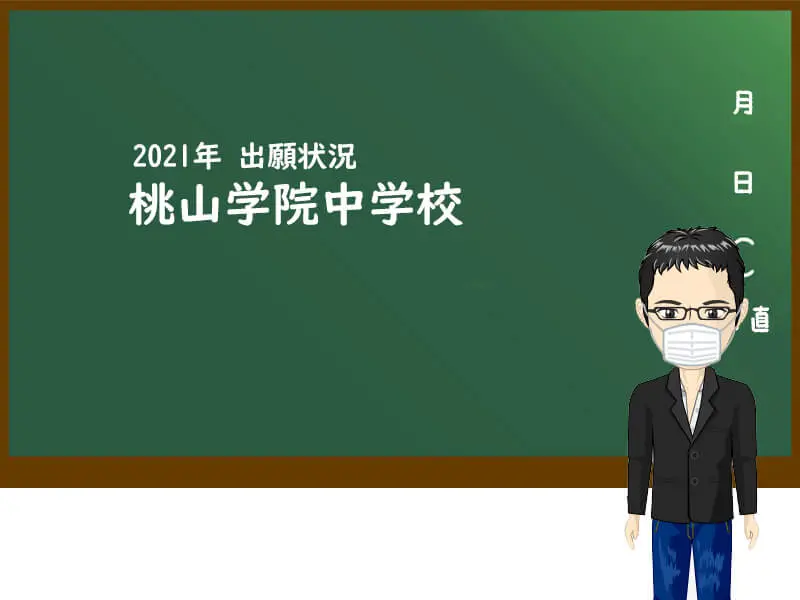 2021年 桃山学院中学校 出願状況